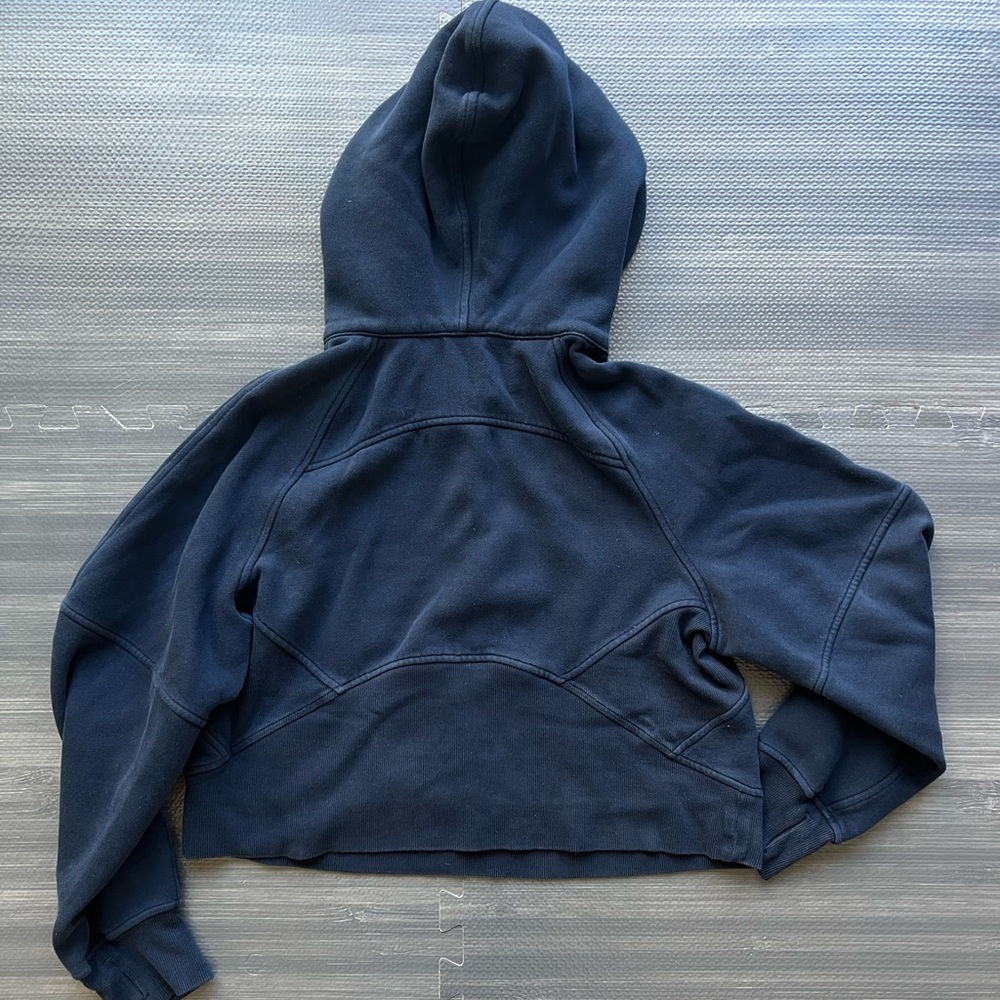 Lululemon True Navy Set Scuba Hoodie & Align Bodysuit Size XS/S 4 - Picture 3 of 11